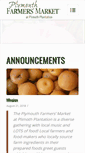 Mobile Screenshot of plymouthfarmersmarket.org